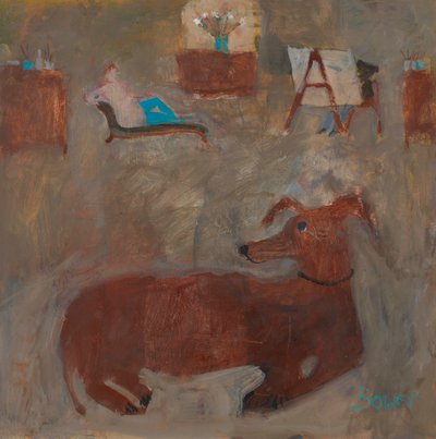 Artists Dog by Susan Bower